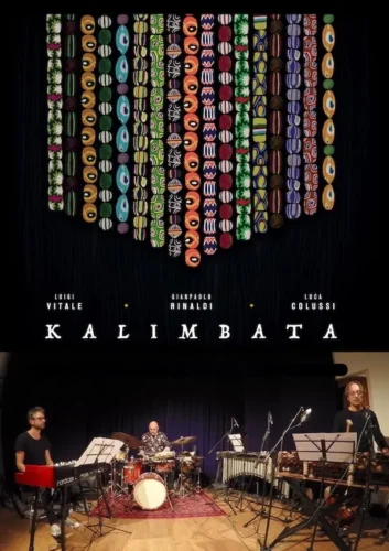 Il trio afro jazz Kalimbata, Gianpaolo Rinaldi, Luigi Vitale, Luca Colussi