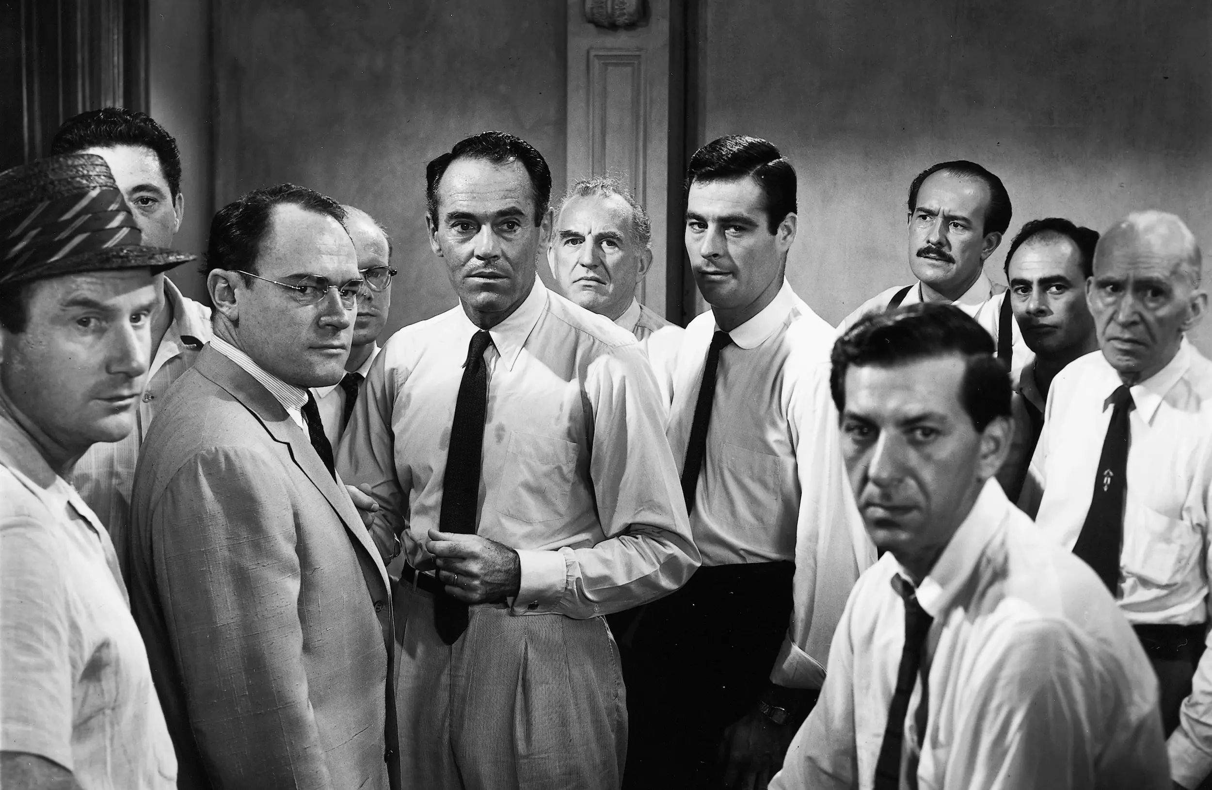 I protagonisti del film La parola ai giurati
